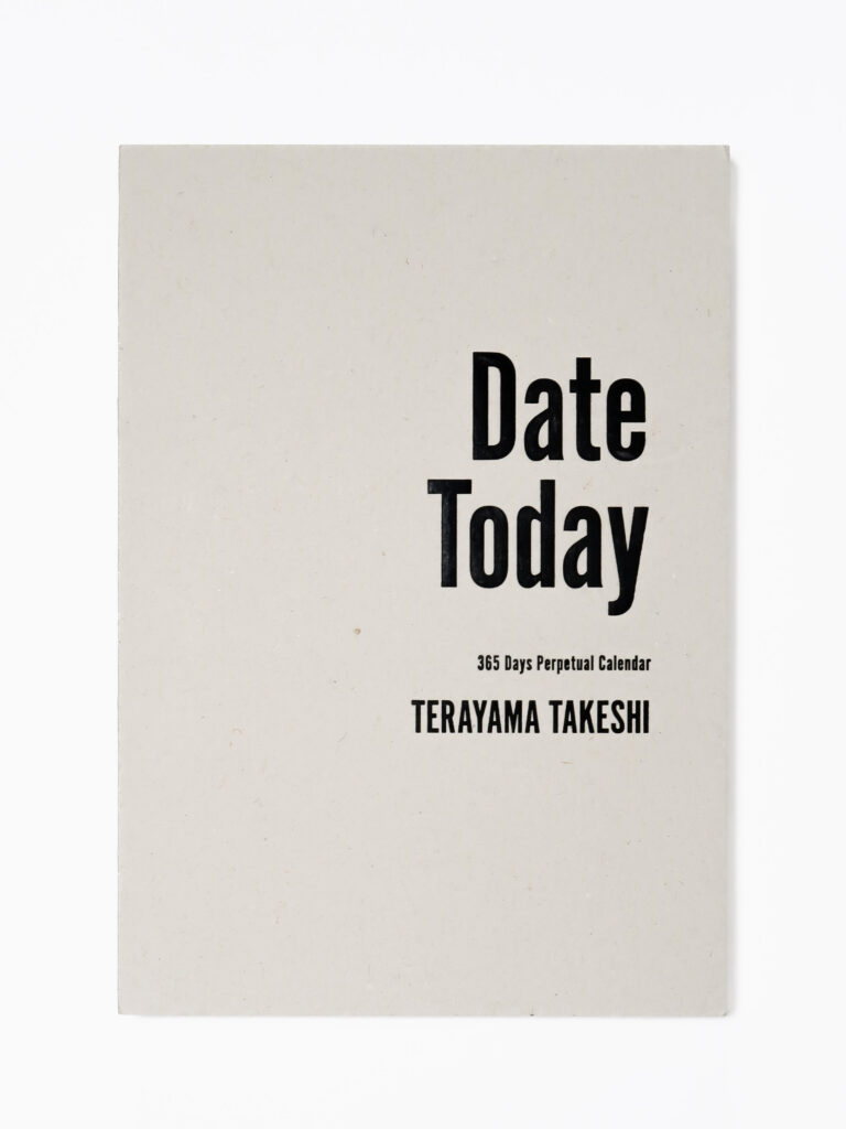 書籍型 366日の絵数字万年カレンダー「Date Today」　365Days Perpetual Calendar